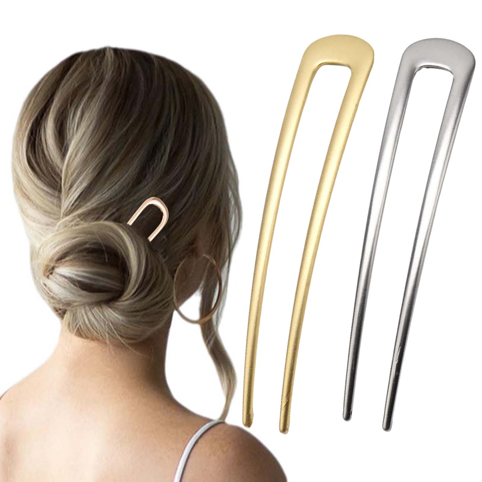Young Women'S Accessories - French U Shaped Hair Pins Vintage