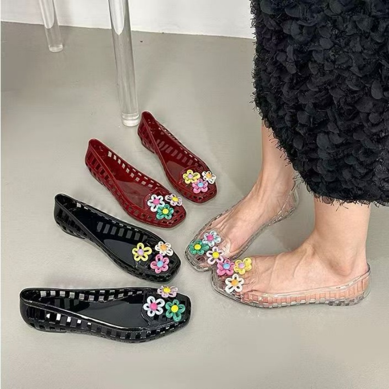 Women Accessories Trending - Hollowed kawaii dopamine Shoe Chic Handmade