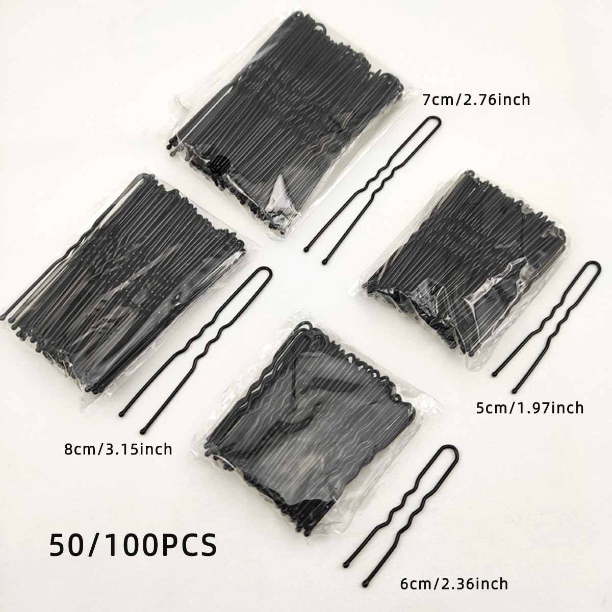 Young Women'S Accessories - 50/100 PCS Women 5/6/7/8 cm Hair
