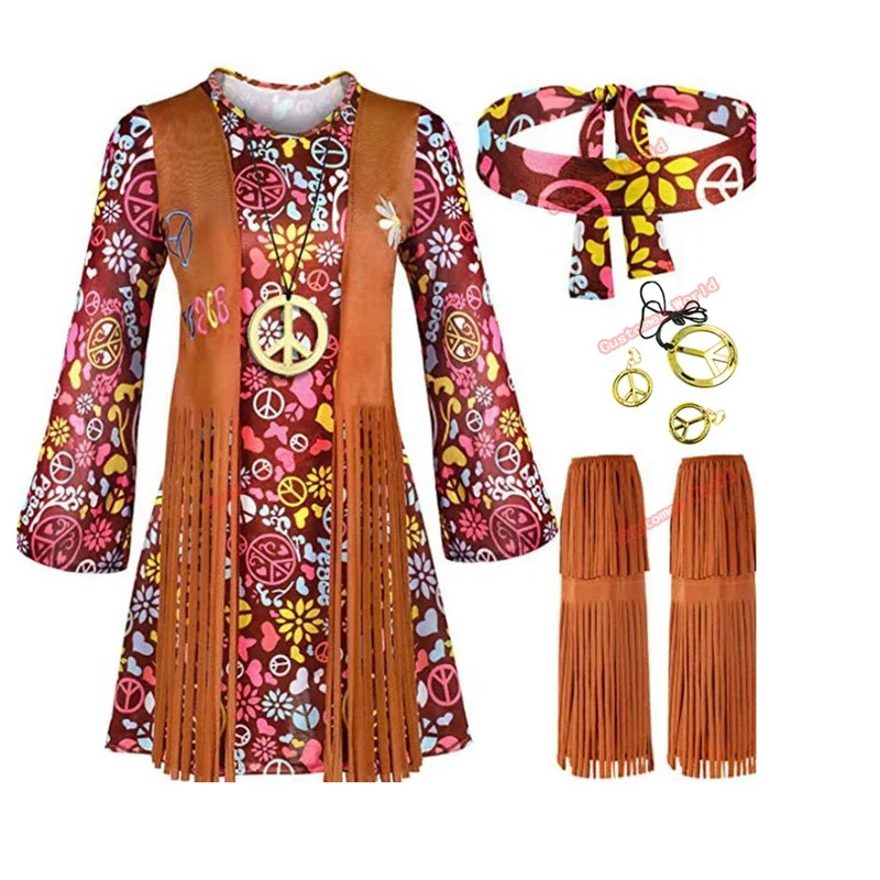 Women'S Accessories In The 70S - 2026 Peace Love Women Party 60S