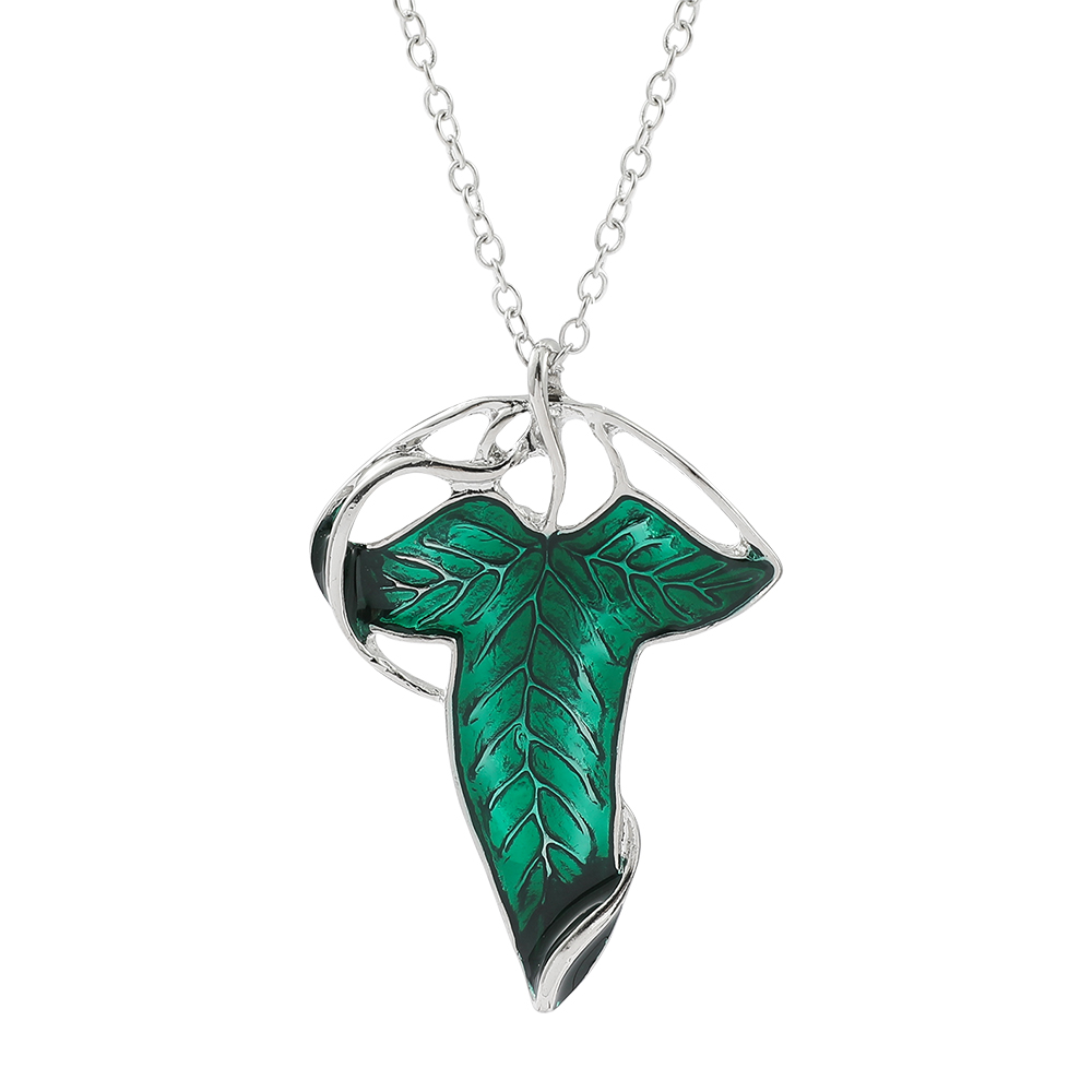 Women Accessories Trending - Vintage Green Leaf Pendant Necklace Exquisite