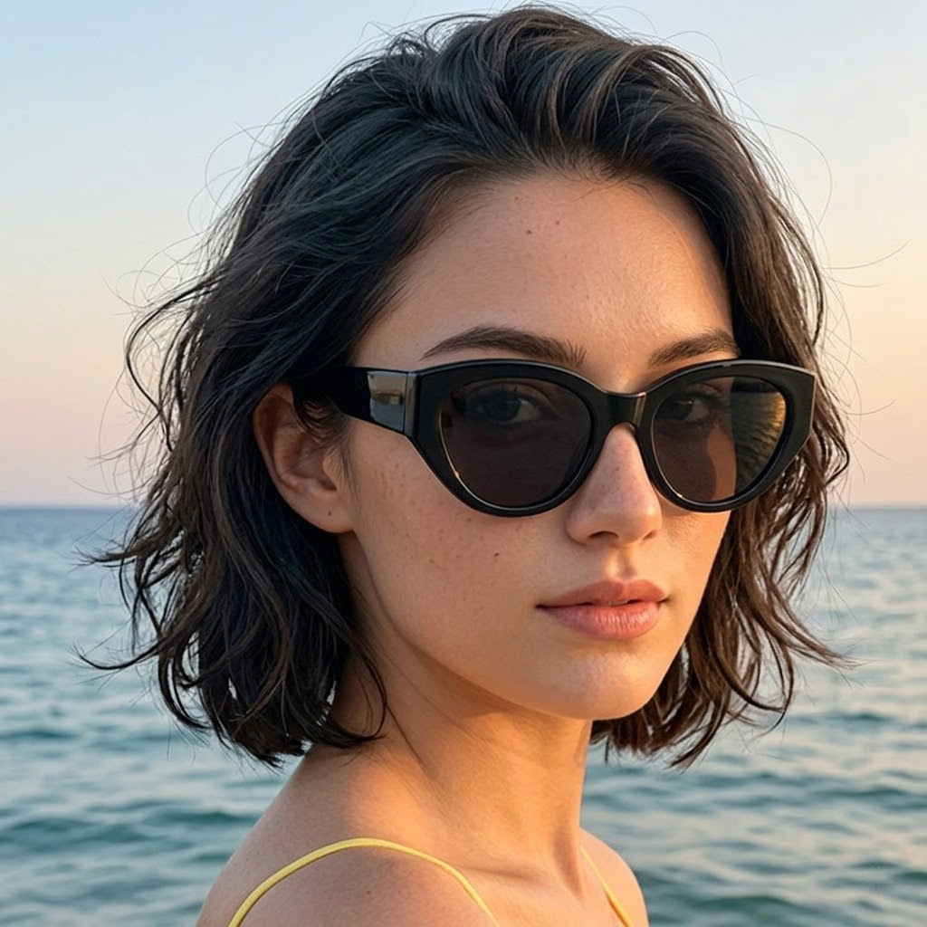 Women Accessories Brands - Women Men Classic Cat-Eye Polarized Sunglasses