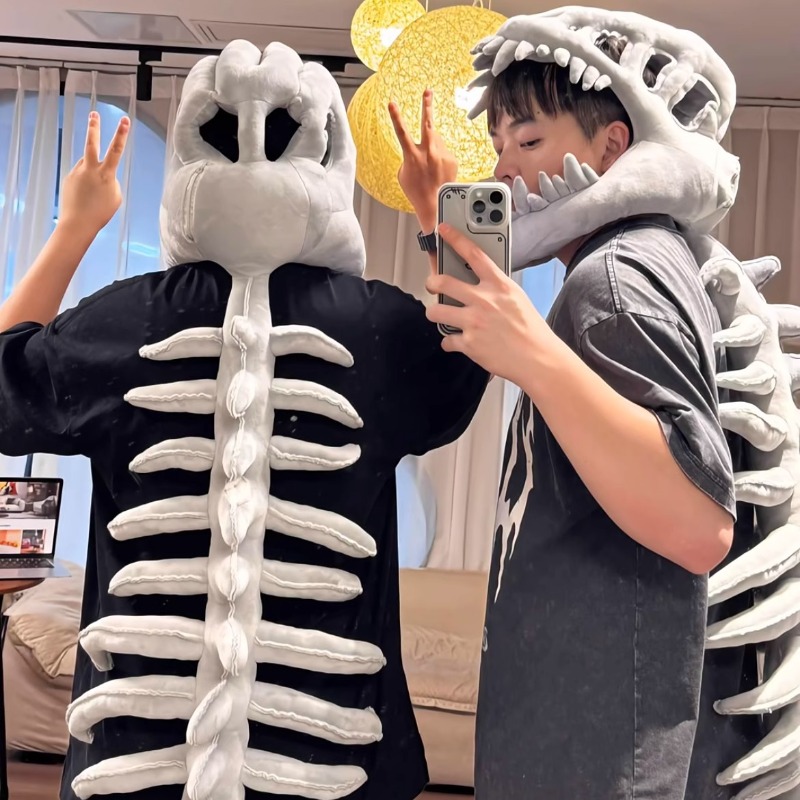 Women'S Clothing And Accessories - Dinosaur Skeleton Cosplay Costume 3D Cute