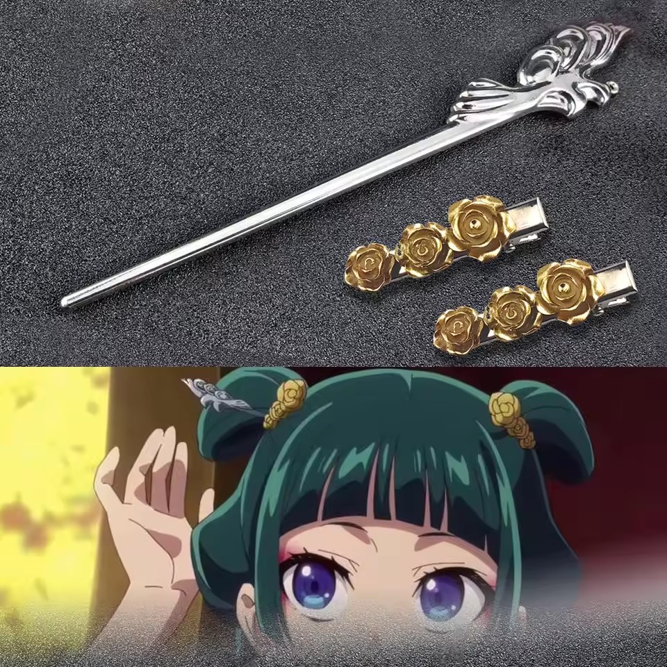 Young Women'S Accessories - Apothecary Diaries Alloy Hairpins Anime Cosplay