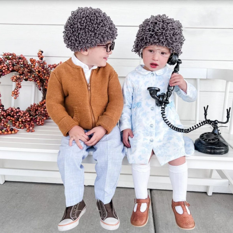 Cute Kids Boy Girl Old Lady Wo - Young Women'S Accessories recension och pris