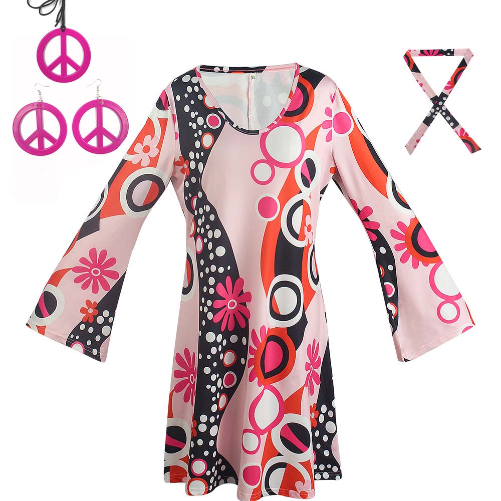 Halloween Retro 60s 70s Disco  - Women'S Accessories In The 70S recension och pris
