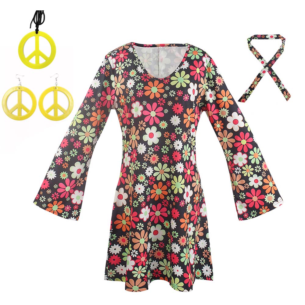 Halloween Retro 60s 70s Disco  - Women'S Accessories In The 70S recension och pris