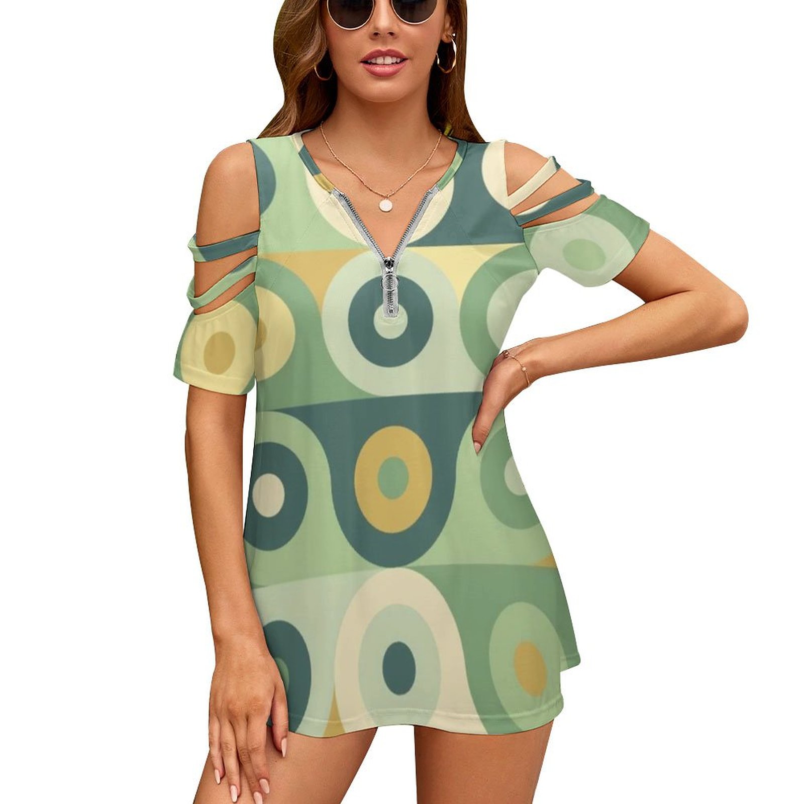 Groovy 70's Pattern Women Zipp - Women'S Accessories In The 70S recension och pris