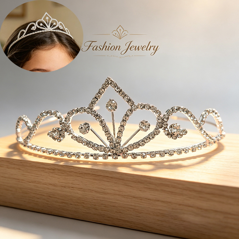 Silver Color Rhinestone Bridal - Young Women'S Accessories recension och pris