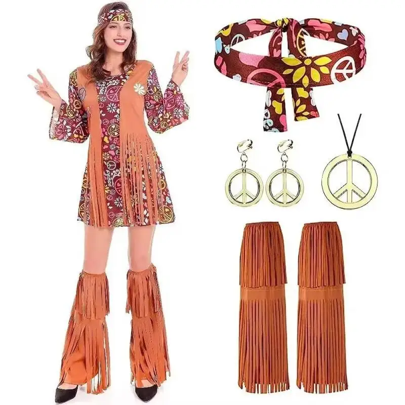 Women 60s 70s Vintage Hippie D - Women'S Accessories In The 70S recension och pris
