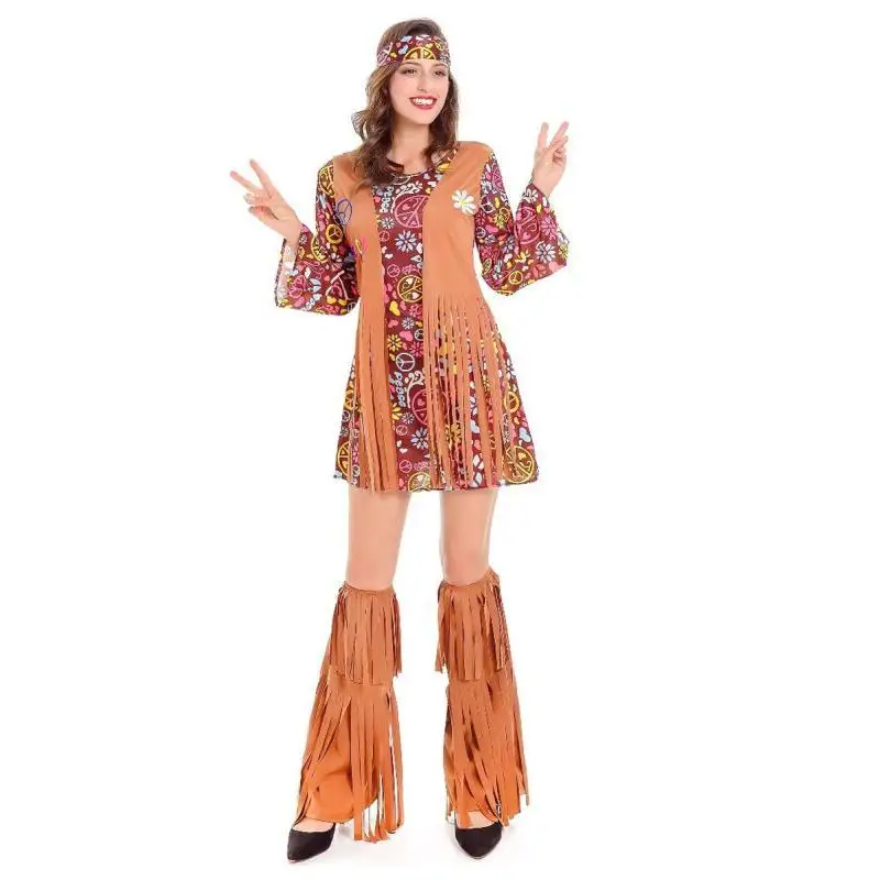 Women 60s 70s Vintage Hippie D - Women'S Accessories In The 70S recension och pris