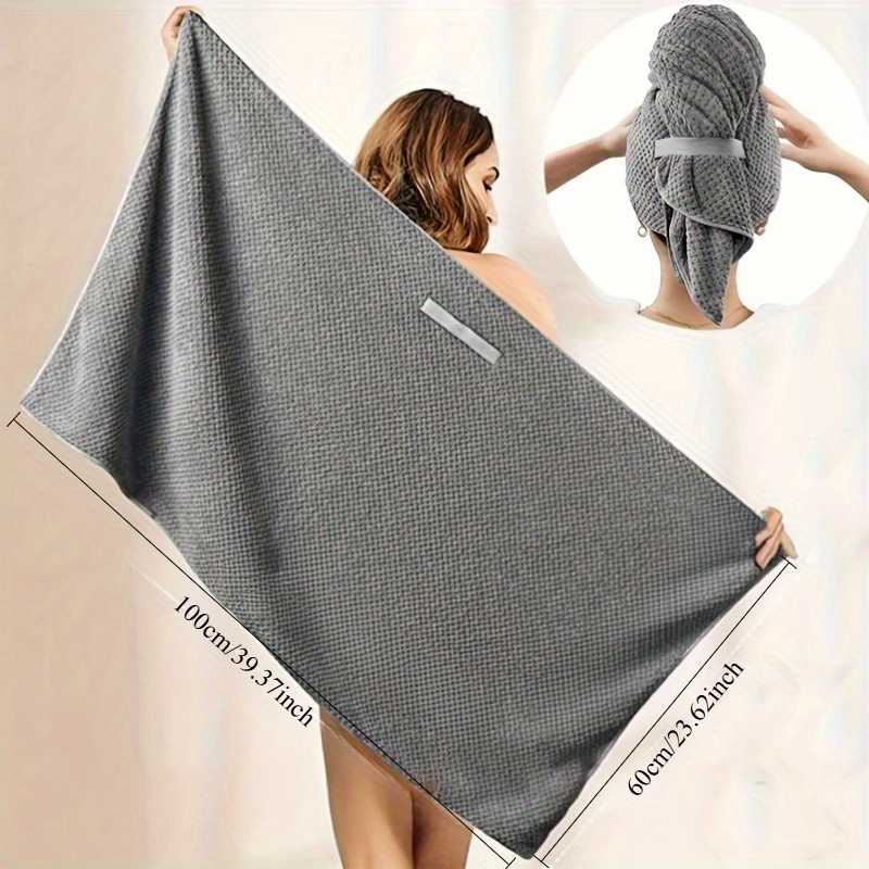 Microfiber Hair Towel Extra La - Hair Band Elastic recension och pris