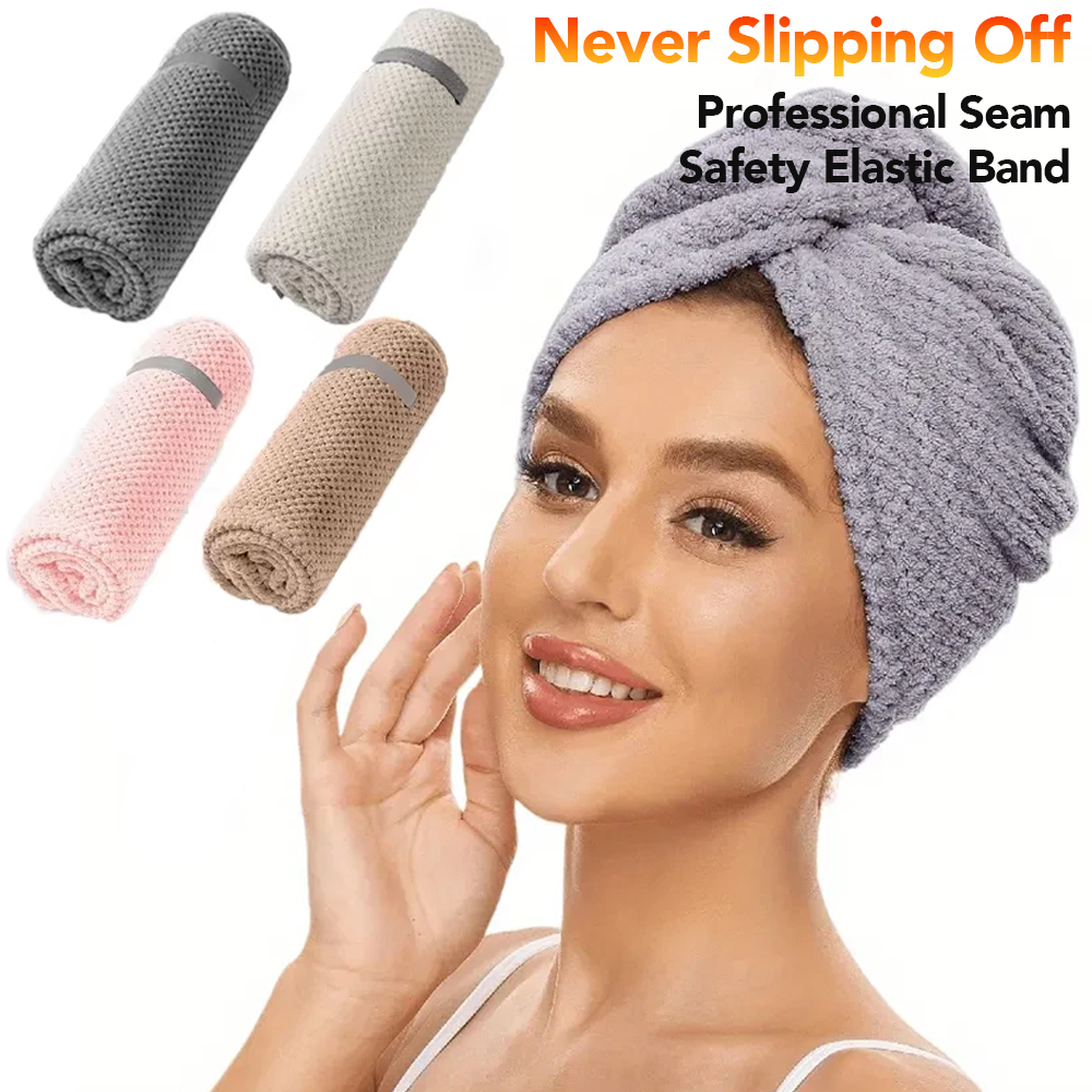 Microfiber Hair Towel Extra La - Hair Band Elastic recension och pris