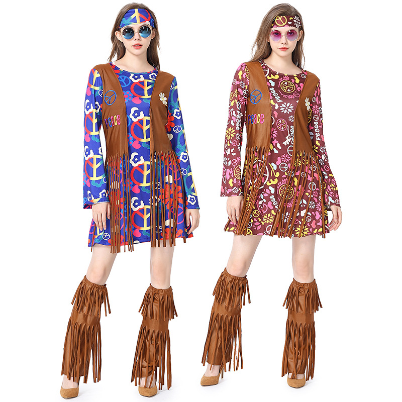 Halloween Disco Dress 70s 60s  - Women'S Accessories In The 70S recension och pris
