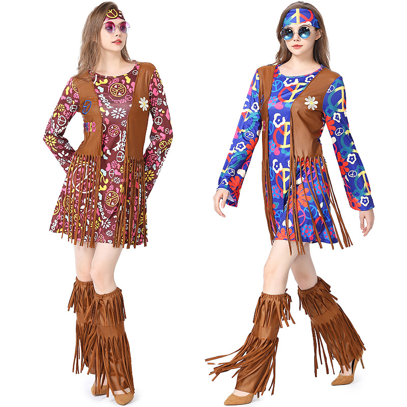 Halloween Disco Dress 70s 60s  - Women'S Accessories In The 70S recension och pris
