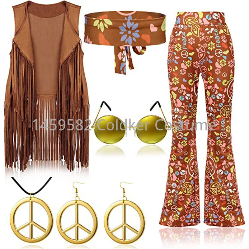 Hippie Costume Women Peace Lov - Women'S Accessories In The 70S recension och pris