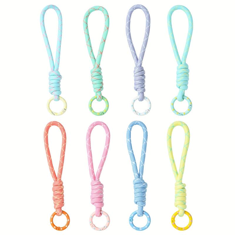 2~5pcs Colorful Braided Keycha - Women Accessories Holder recension och pris