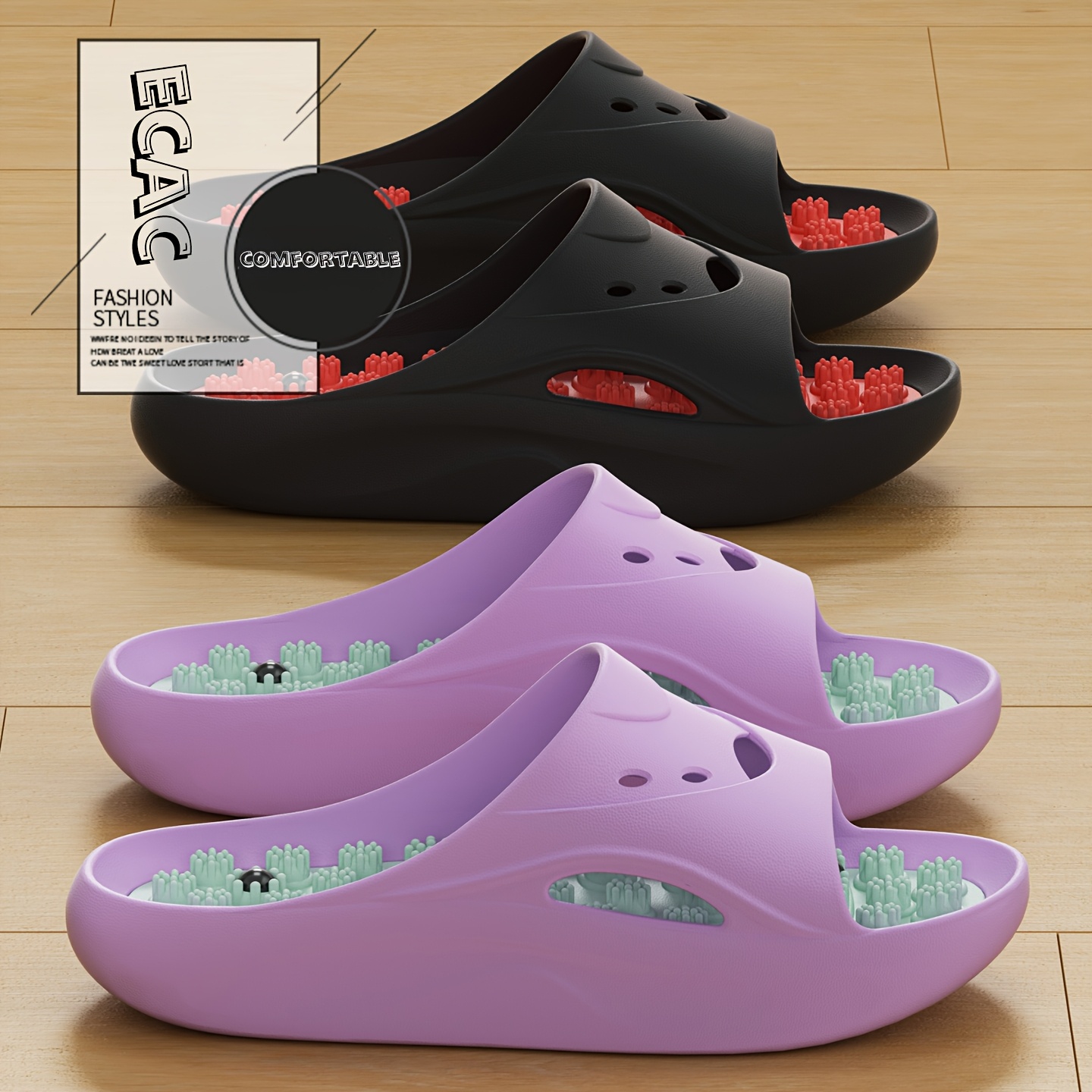 Women Men EVA Massage Slippers - Women'S Shoes And Accessories recension och pris