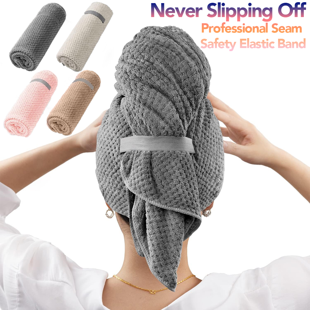 Microfiber Hair Towel Extra La - Hair Band Elastic recension och pris