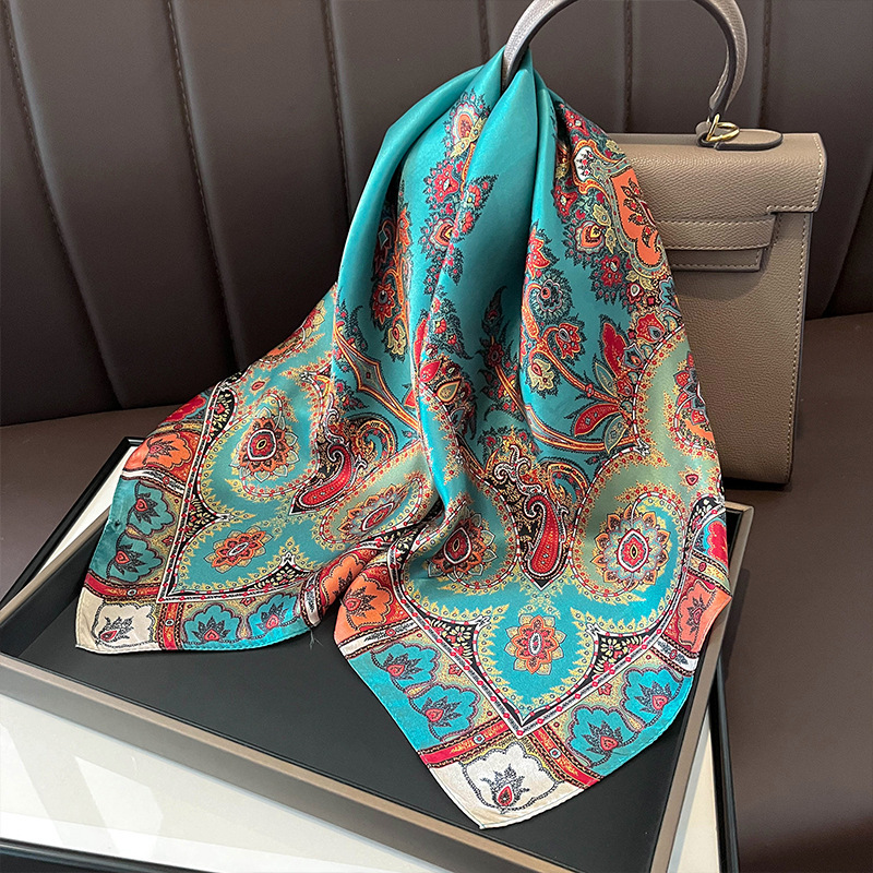 100% Real Silk Square Scarf Wo - Women Accessories Brands recension och pris