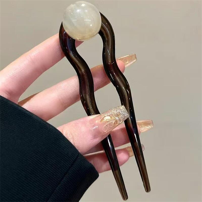 Fashion Colored Pearl U-Shaped - Women Accessories Trending recension och pris
