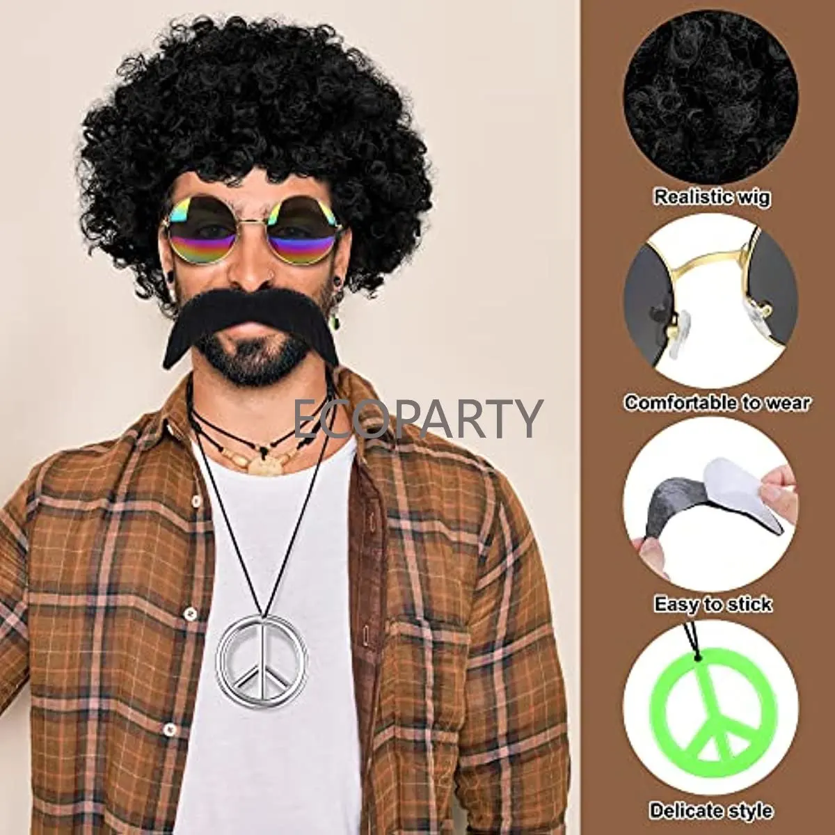 Hippie Costume Accessories 70s - Women'S Accessories In The 70S recension och pris