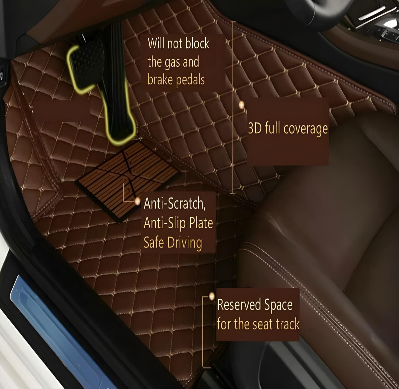 Custom Car Floor Mats Fit For  - Women Accessories Bd recension och pris