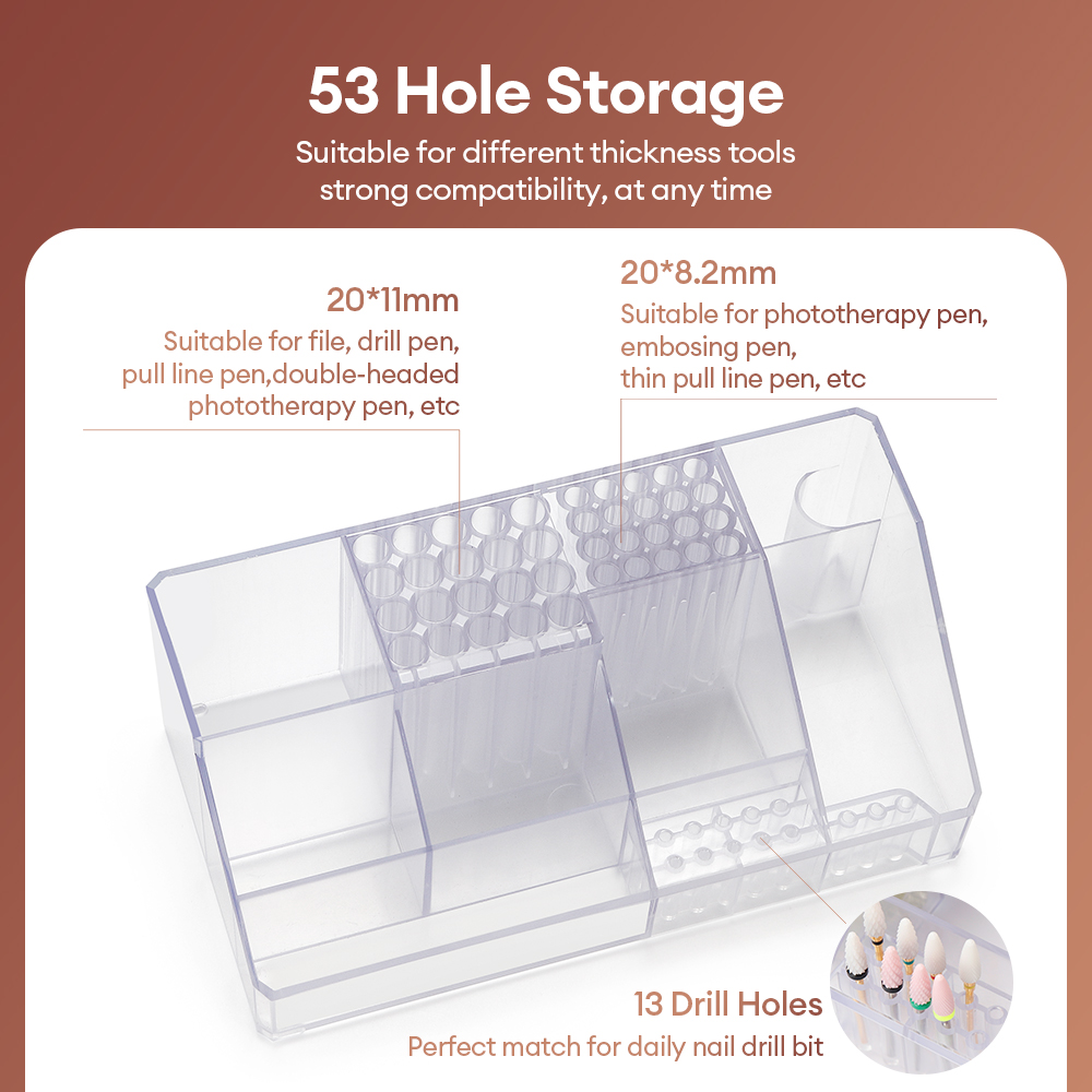 Acrylic Storage Rack Nail Art  - Women Accessories Organizer recension och pris