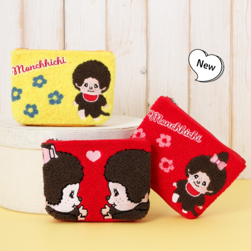 Cute Monchhichi Embroidered Zi - Women Accessories Organizer recension och pris