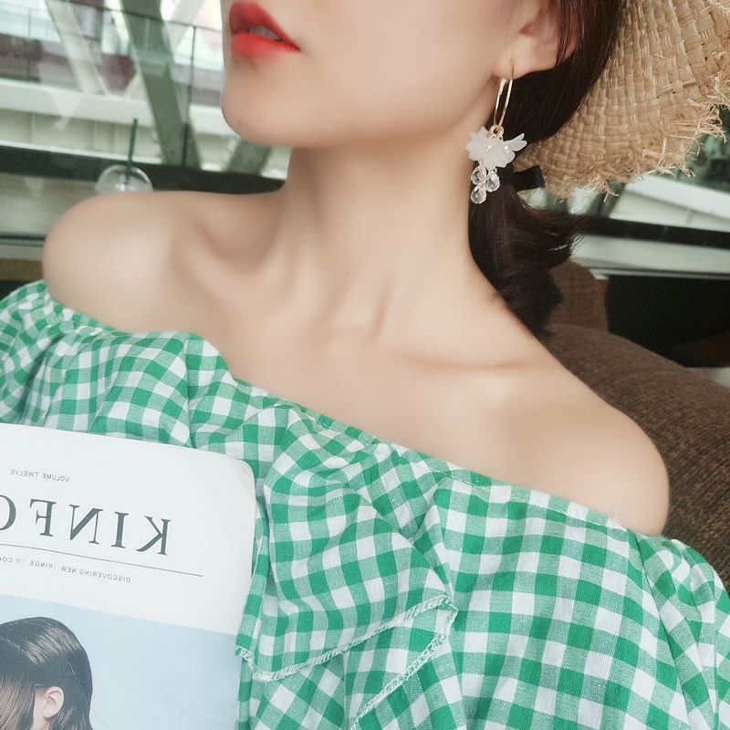 Korean Fashion Zircon White Fl - Women'S Accessories Trends 2026 recension och pris