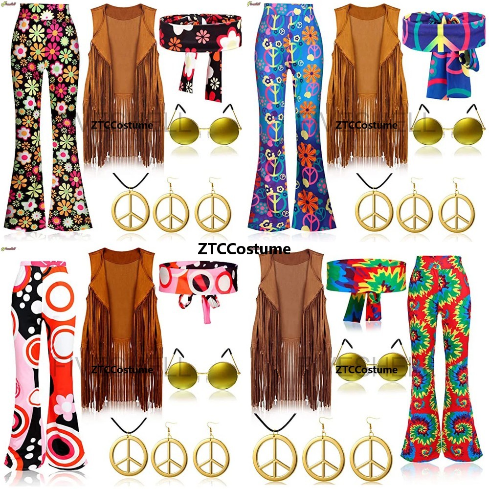Hippie Costume Women 60s 70s P - Women'S Accessories In The 70S recension och pris