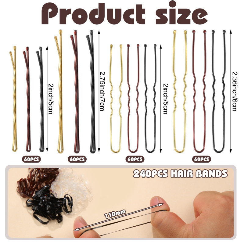 480Pcs Per Box Hair Styling Ac - Hair Band Elastic recension och pris