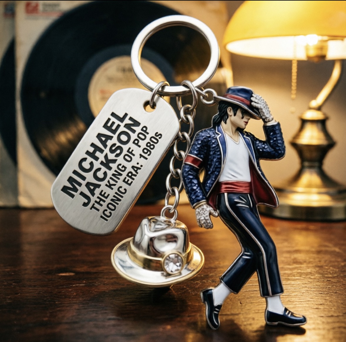 Michael Jackson Keychain, Clas - Women Accessories Trending recension och pris