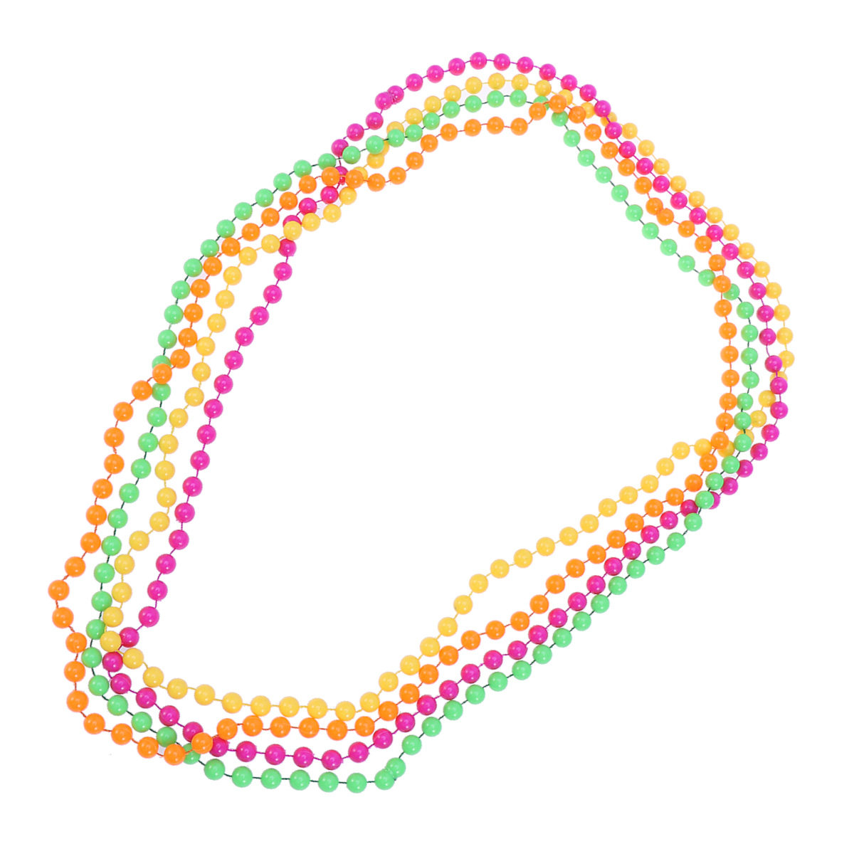 4Pcs Plastic Bead Necklace Wom - Women'S Accessories In The 70S recension och pris