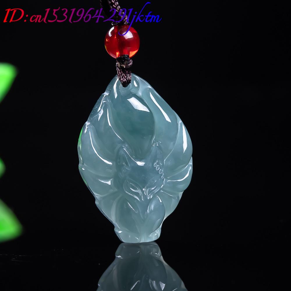 Natural Burmese Jadeite Fox Pe - Women Accessories Trending recension och pris