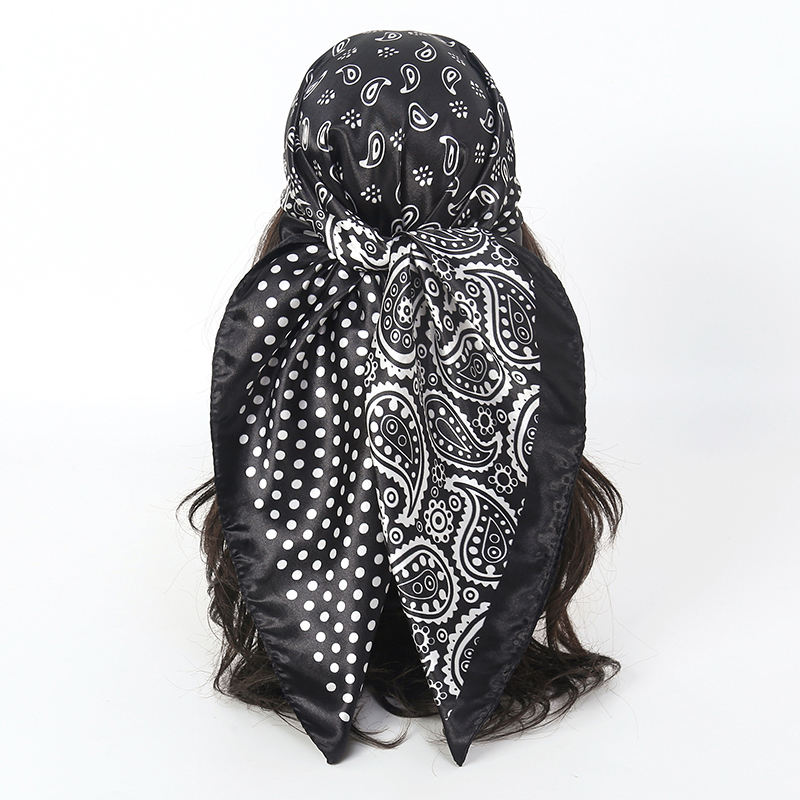 Handkerchiefs Hair Silk Scarf  - Women Accessories Brands recension och pris