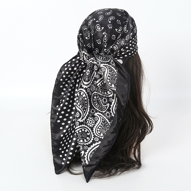 Handkerchiefs Hair Silk Scarf  - Women Accessories Brands recension och pris