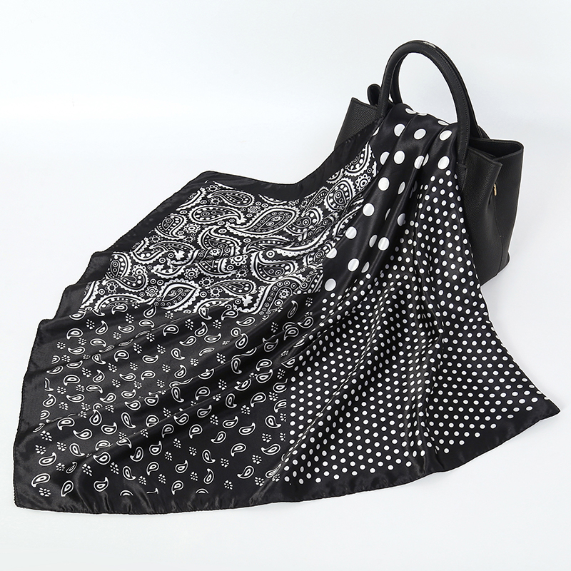 Handkerchiefs Hair Silk Scarf  - Women Accessories Brands recension och pris