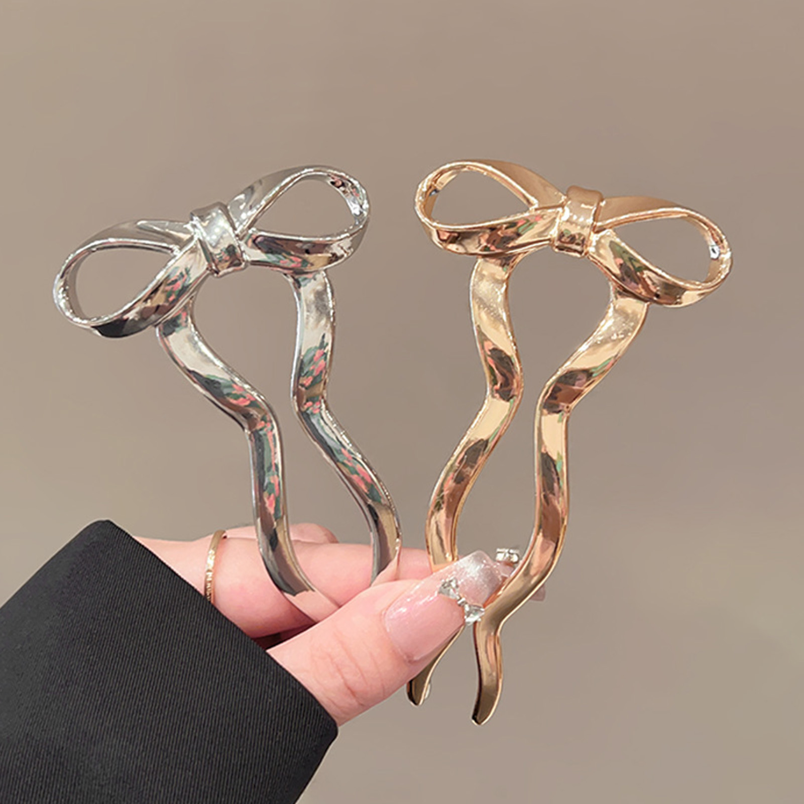 Elegant Bowknot U Shape Hairpi - Women Accessories Holder recension och pris