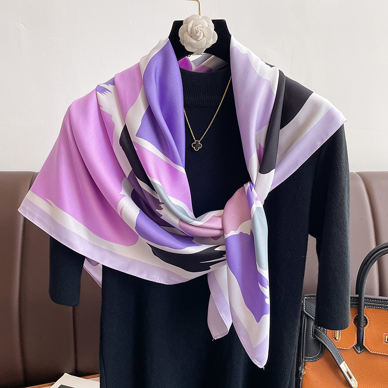 90*90cm Luxury Brand Silk Squa - Women Accessories Brands recension och pris