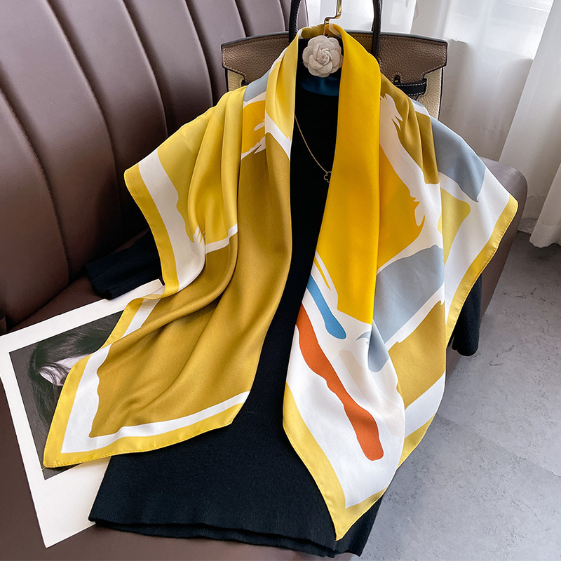 90*90cm Luxury Brand Silk Squa - Women Accessories Brands recension och pris