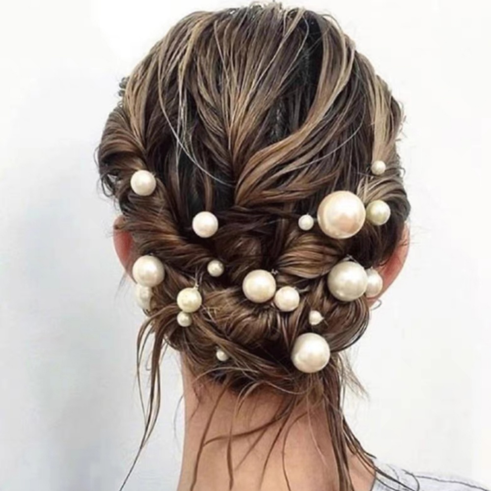 Pearl Crystal Hair Pins Comb S - Young Women'S Accessories recension och pris