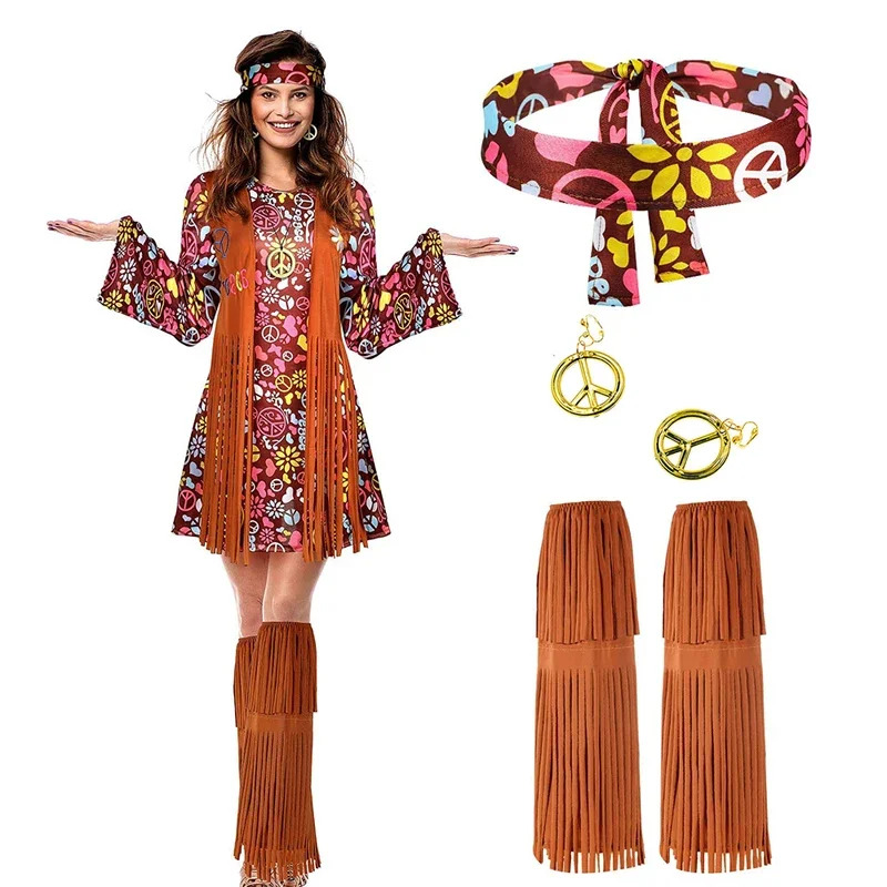 Peace Love Women Party 60S 70S - Women'S Accessories In The 70S recension och pris
