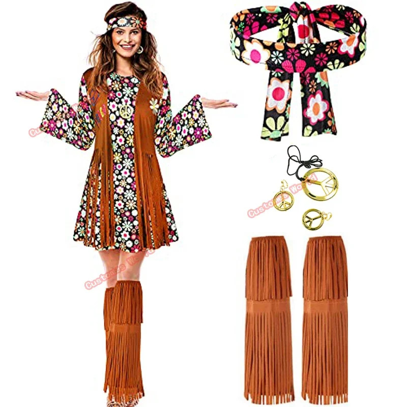 Peace Love Women Party 60S 70S - Women'S Accessories In The 70S recension och pris