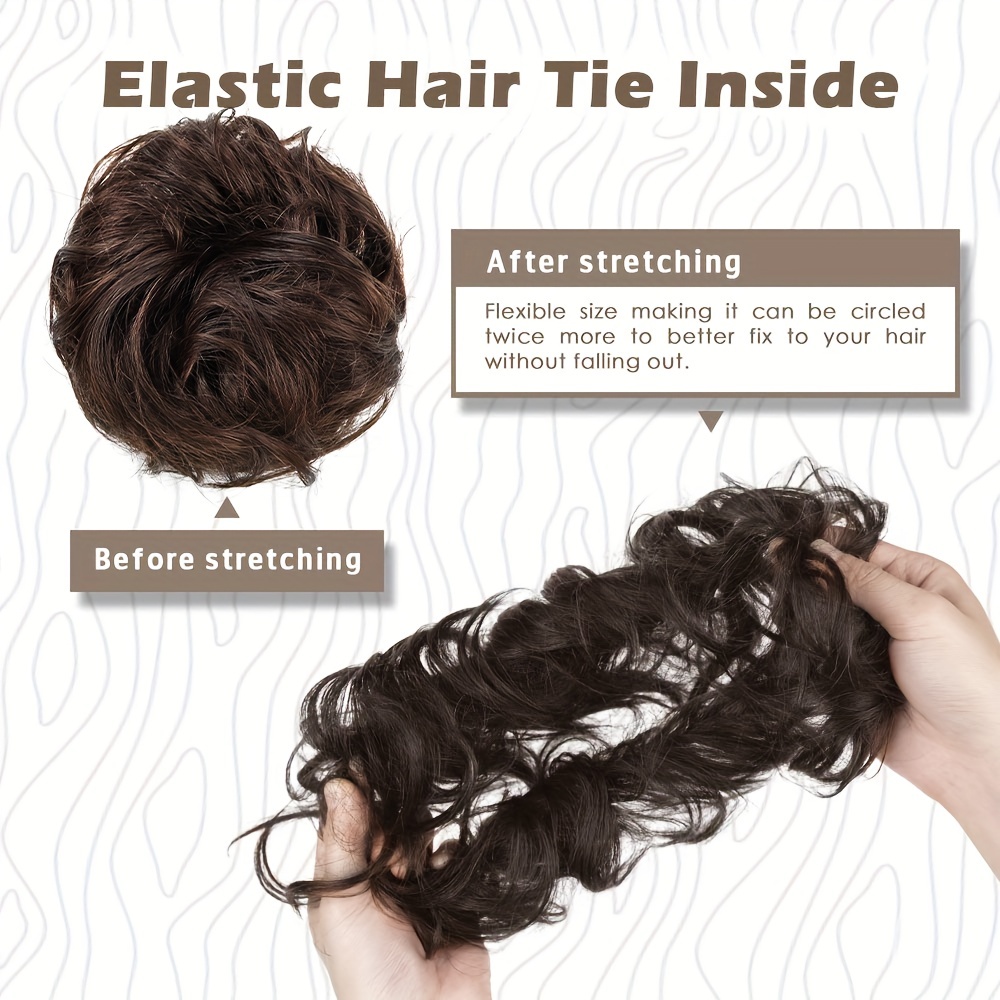 4 Inch Brazilian Human Hair Me - Hair Band Elastic recension och pris