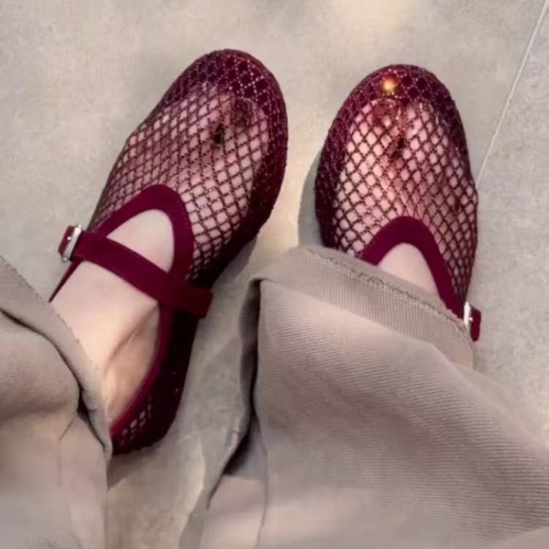Hollow Rhinestone Baotou Sanda - Women'S Shoes And Accessories recension och pris