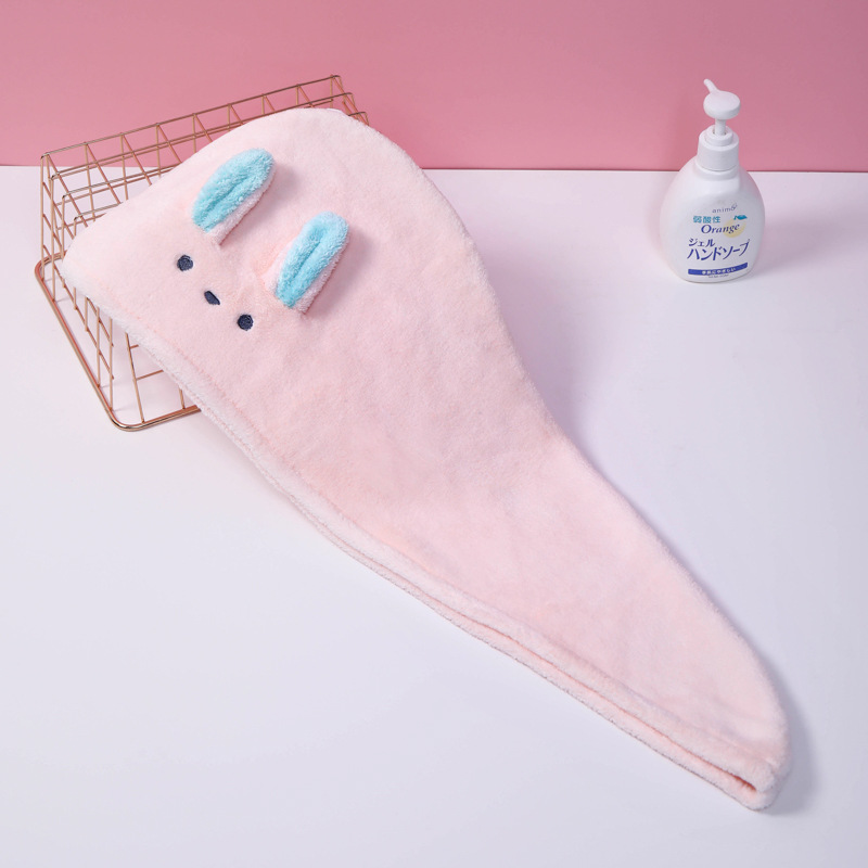 Hair Towel Cartoon Cute Absorb - Hair Band Elastic recension och pris