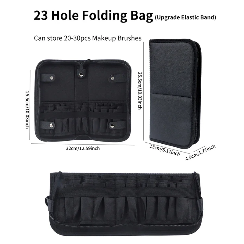 29/23 Holes Foldable Makeup Br - Women Accessories Organizer recension och pris