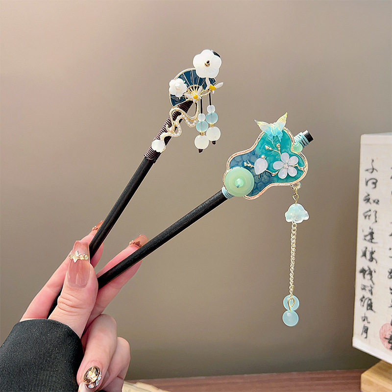 Classic Tassel Hair Stick Blac - Young Women'S Accessories recension och pris