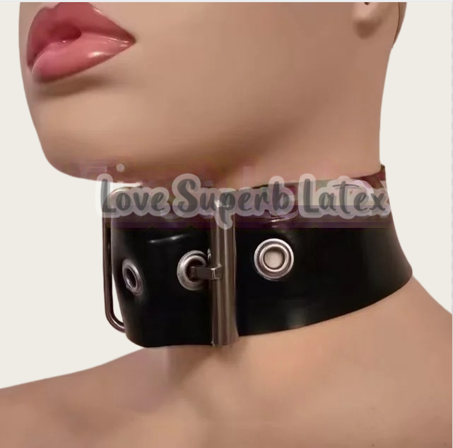 0.4mm Sexy Latex Neck Choker R - Women'S Clothing And Accessories recension och pris